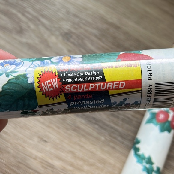 Vintage Wallpaper Border Wallborder Shabby Chic Cottagecore Bundle 5 Rolls NOS - Picture 13 of 16